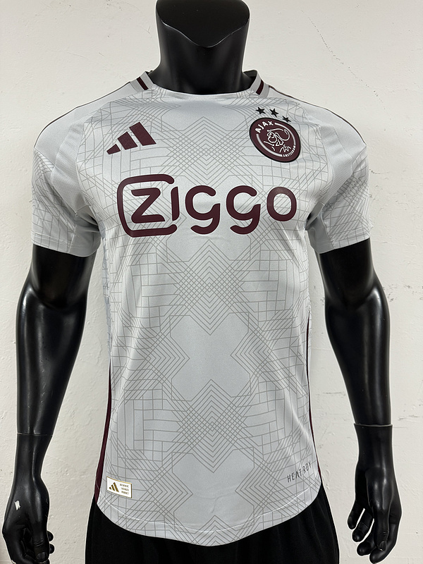 AAA Quality Ajax 24/25 Third White Soccer Jersey(Player)